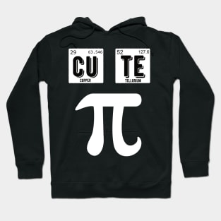 Cute Pie Pi Day Cutie Math Periodic Table Pink math teacher Hoodie